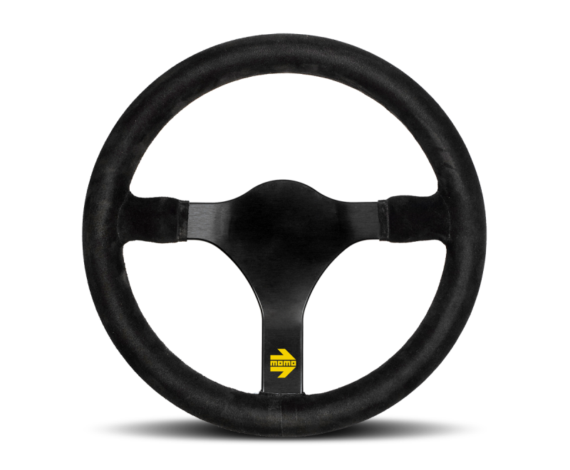 Momo MOD31 Steering Wheel 320 mm - Black Suede/Black Spokes
