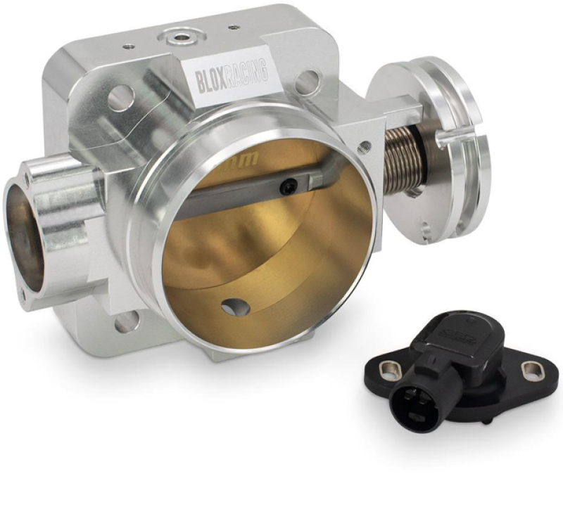 BLOX Racing Honda B/D/H/F Series Engines 76mm Silver Billet Throttle Body V2