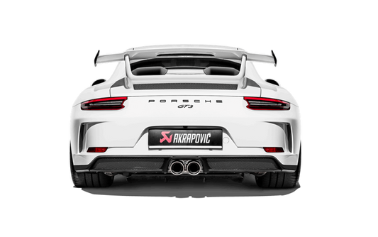 Akrapovic 2018 Porsche 911 GT3 (991.2) Slip-On Race Line (Titanium) w/Header/Tail Pipes