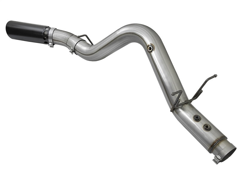 aFe LARGE BORE HD 4in 409-SS DPF-Back Exhaust w/Black Tip 2017 GM Duramax V8-6.6L (td) L5P