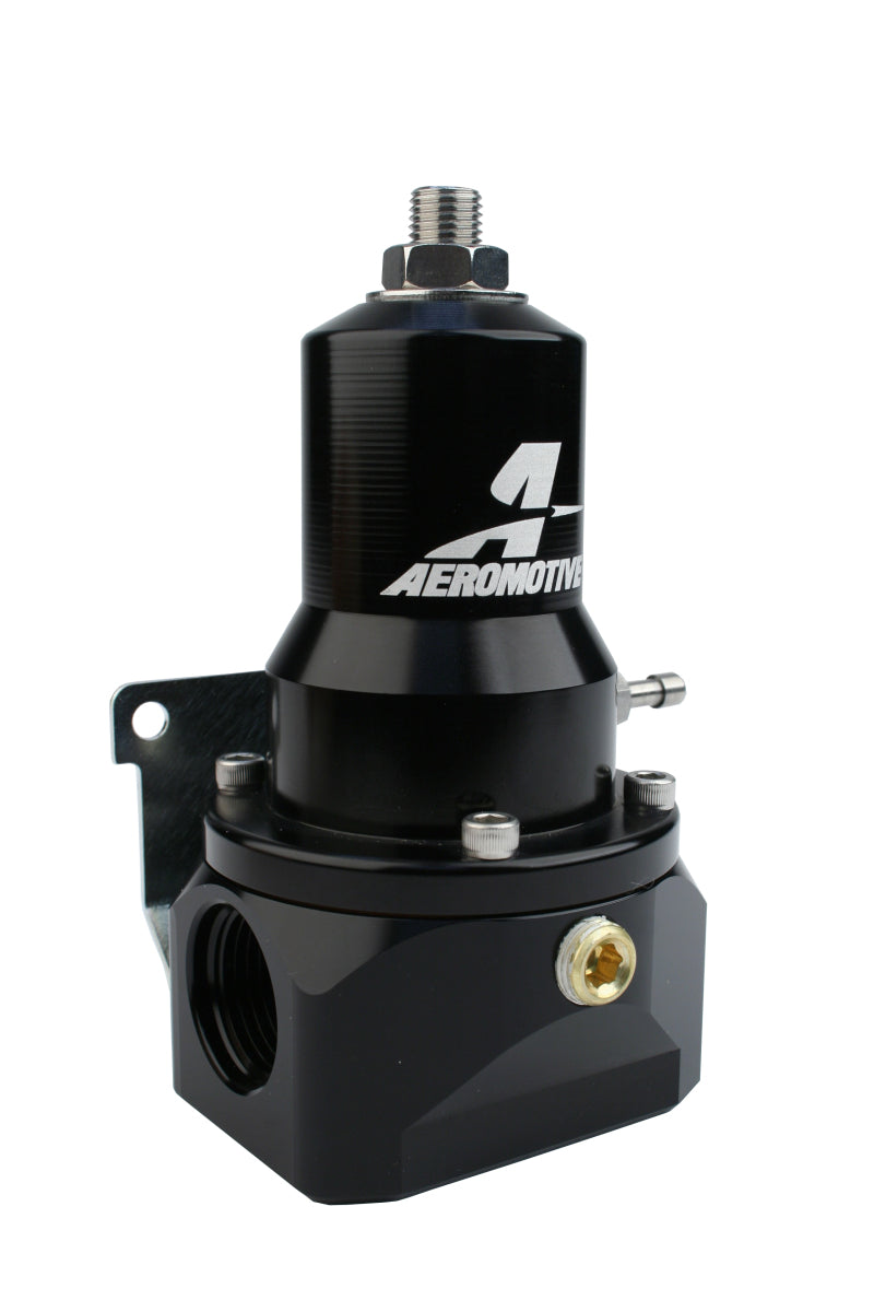 Aeromotive Regulator - 30-120 PSI - .500 Valve - 2x AN-10 Inlets / AN-10 Bypass