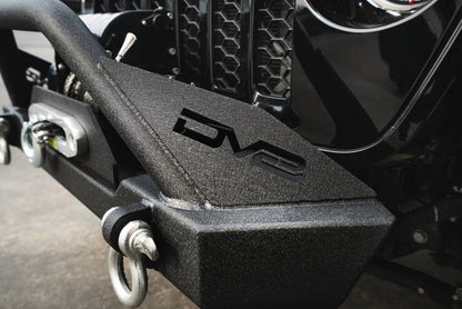 DV8 Offroad 07-18 Jeep Wrangler JK/JL FS-15 Steel Stubby Front Bumper w/ Fog Lights