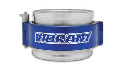 Vibrant HD Clamping System Assembly for 4in. OD Tubing - Blue Clamp