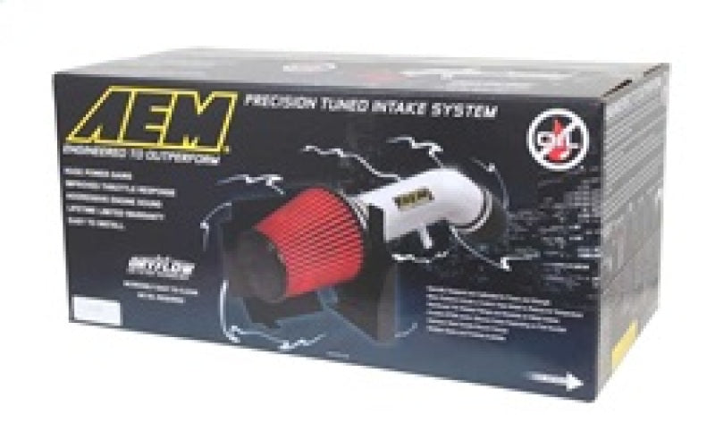 AEM 02-03 Mitsubishi Lancer LSES and OZ Rally Silver Cold Air Intake