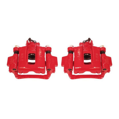 Power Stop 03-09 Toyota 4Runner Rear Red Calipers w/Brackets - Pair