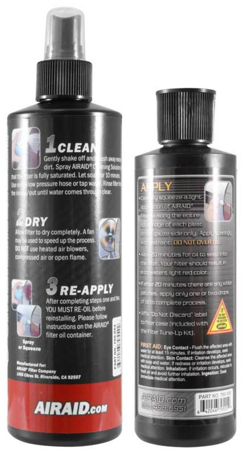 Airaid Renew Kit - 12oz Cleaner / 8oz Squeeze Oil