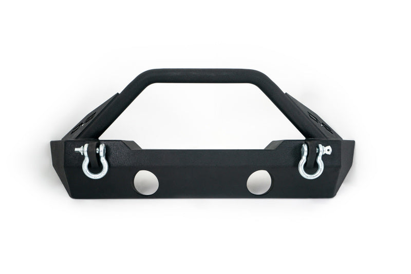 DV8 Offroad 07-18 Jeep Wrangler JK/JL FS-15 Steel Stubby Front Bumper w/ Fog Lights