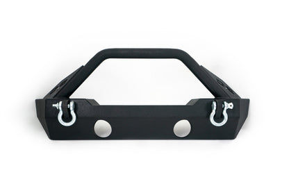 DV8 Offroad 07-18 Jeep Wrangler JK/JL FS-15 Steel Stubby Front Bumper w/ Fog Lights