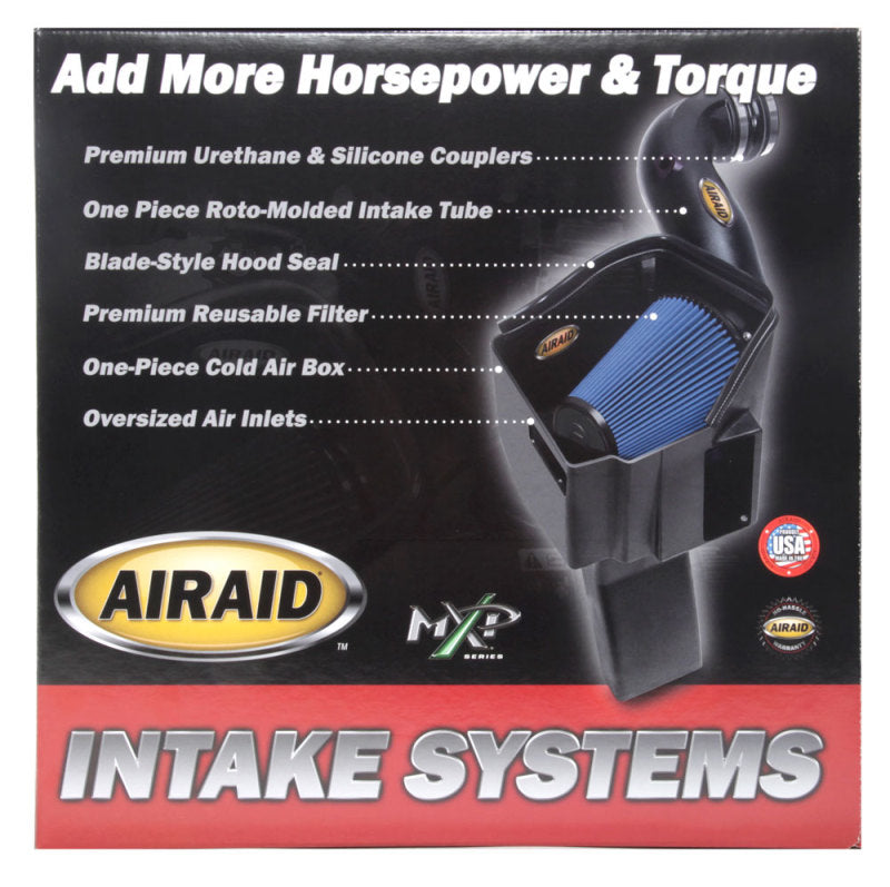 Airaid 09-13 GM Truck/SUV (w/ Elec Fan/excl 11 6.0L) CAD Intake System w/ Tube (Dry / Red Media)