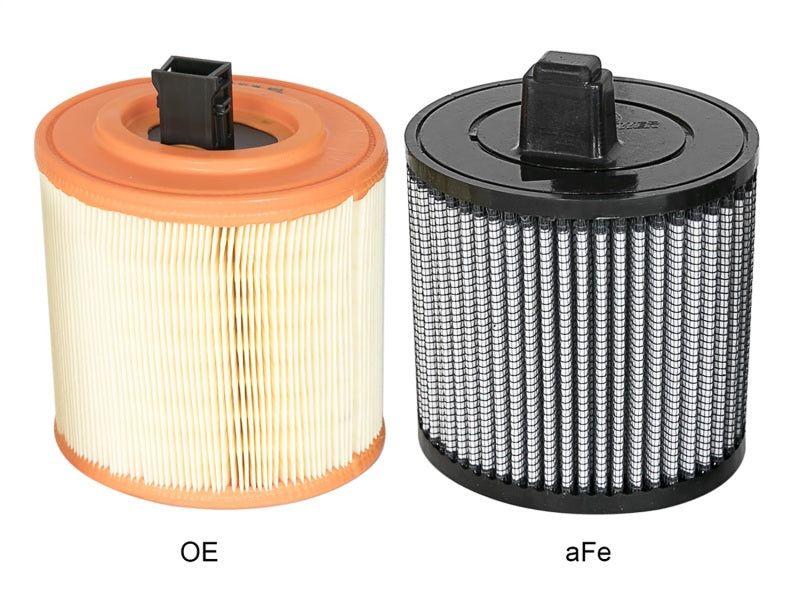 aFe MagnumFLOW Air Filters OER Pro Dry S A/F 16-17 Cadillac ATS-V V6-3.6L (tt)