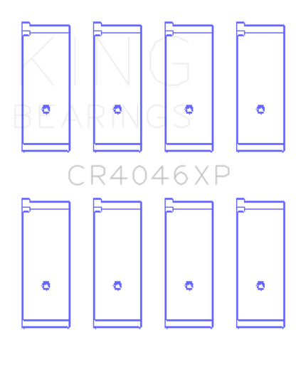 King Acura D16A1 (Size 0.25mm) Performance Rod Bearing Set