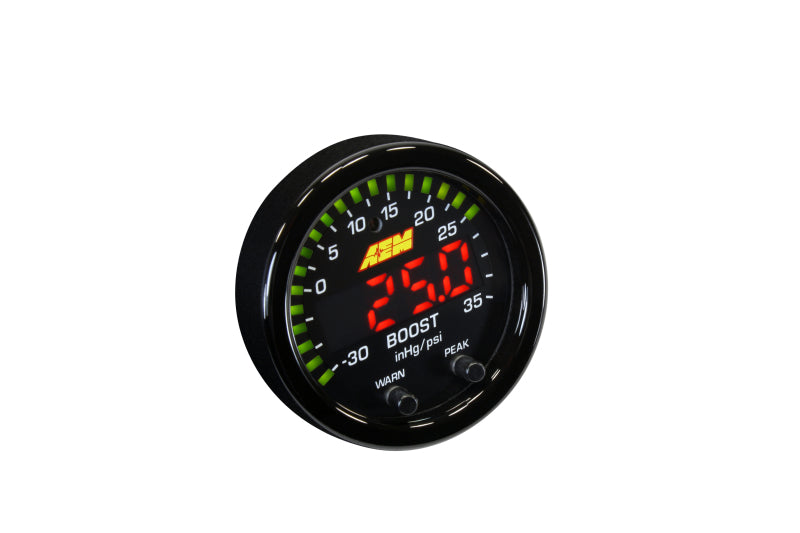 AEM X-Series Boost Pressure -30inHg 35psi Gauge