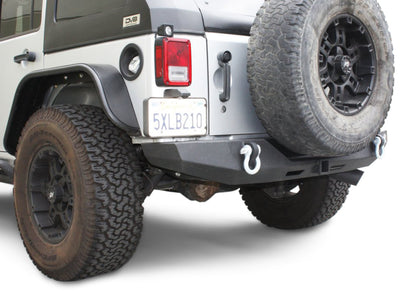 DV8 Offroad 07-18 Jeep Wrangler JK Steel Full Length Rear Bumper
