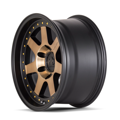 Mayhem 8300 Prodigy 17x9 / 6x139.7 BP / -6mm Offset / 106mm Hub Matte Black w/ Bronze Tint Wheel
