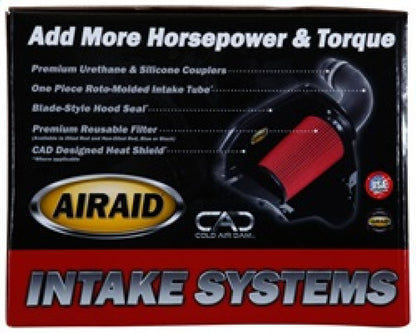 Airaid 99-06 Chevy Silverado 4.8/5.3/6.0L (w/Low Hood) CAD Intake System w/ Tube (Dry / Red Media)