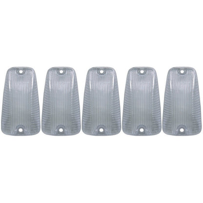 ANZO 1988-2000 Chevrolet Silverado 3500 LED Cab Roof Light Kit Clear 5pc Replac Lens and LED Bulbs